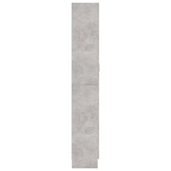 vidaXL Βιτρίνα Γκρι του Σκυροδέματος 82,5x30,5x185,5 εκ. Επεξ. Ξύλο