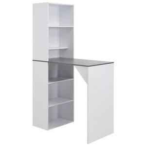 vidaXL &Tau;&rho;&alpha;&pi;έ&zeta;&iota; &Mu;&pi;&alpha;&rho; &mu;&epsilon; &Nu;&tau;&omicron;&upsilon;&lambda;ά&pi;&iota; &Lambda;&epsilon;&upsilon;&kappa;ό 115 x 59 x 200 &epsilon;&kappa;.