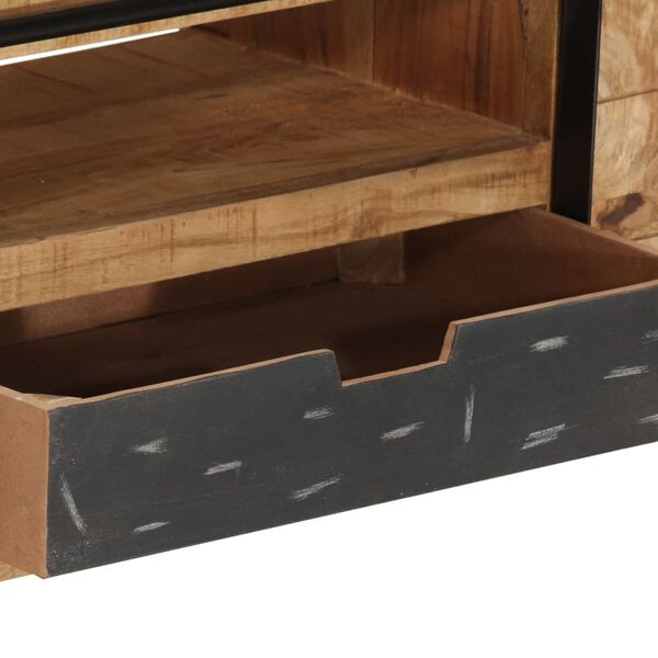 vidaXL Έπιπλο Τηλεόρασης 120 x 30 x 40 εκ. από Μασίφ Ξύλο Μάνγκο