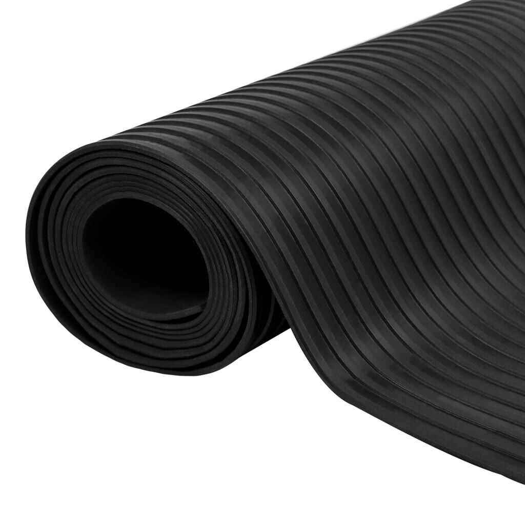 vidaXL Χαλί Αντιολισθητικό με Φαρδιά Ρίγα 1,5 x 2 μ. 3 χιλ. Καουτσούκ