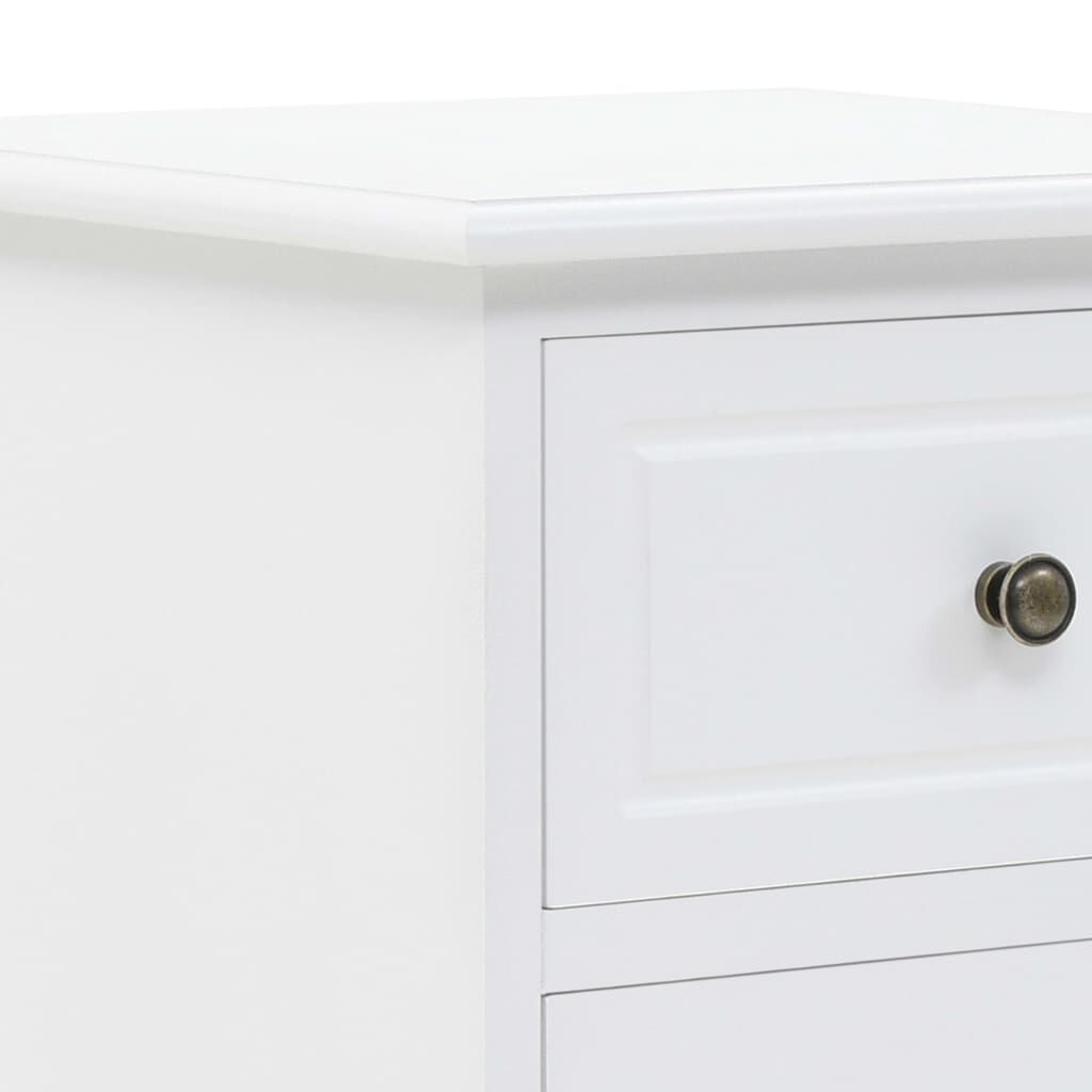 vidaXL Κομοδίνο 35 x 32 x 59 εκ. από MDF και Ξύλο Πεύκου