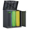Keter Ντουλάπι Ανακύκλωσης Moby Compact Recycling System Γκρι 100 εκ