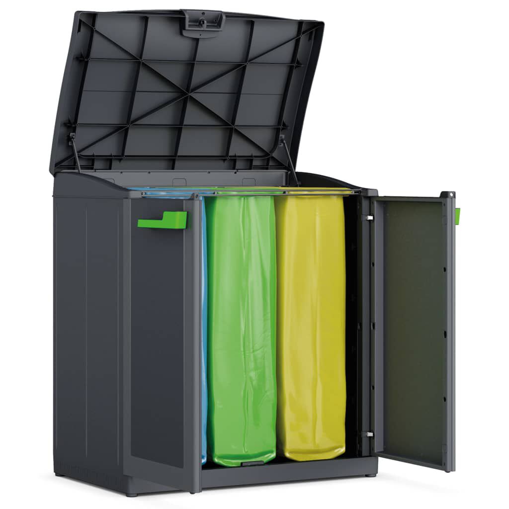Keter Ντουλάπι Ανακύκλωσης Moby Compact Recycling System Γκρι 100 εκ