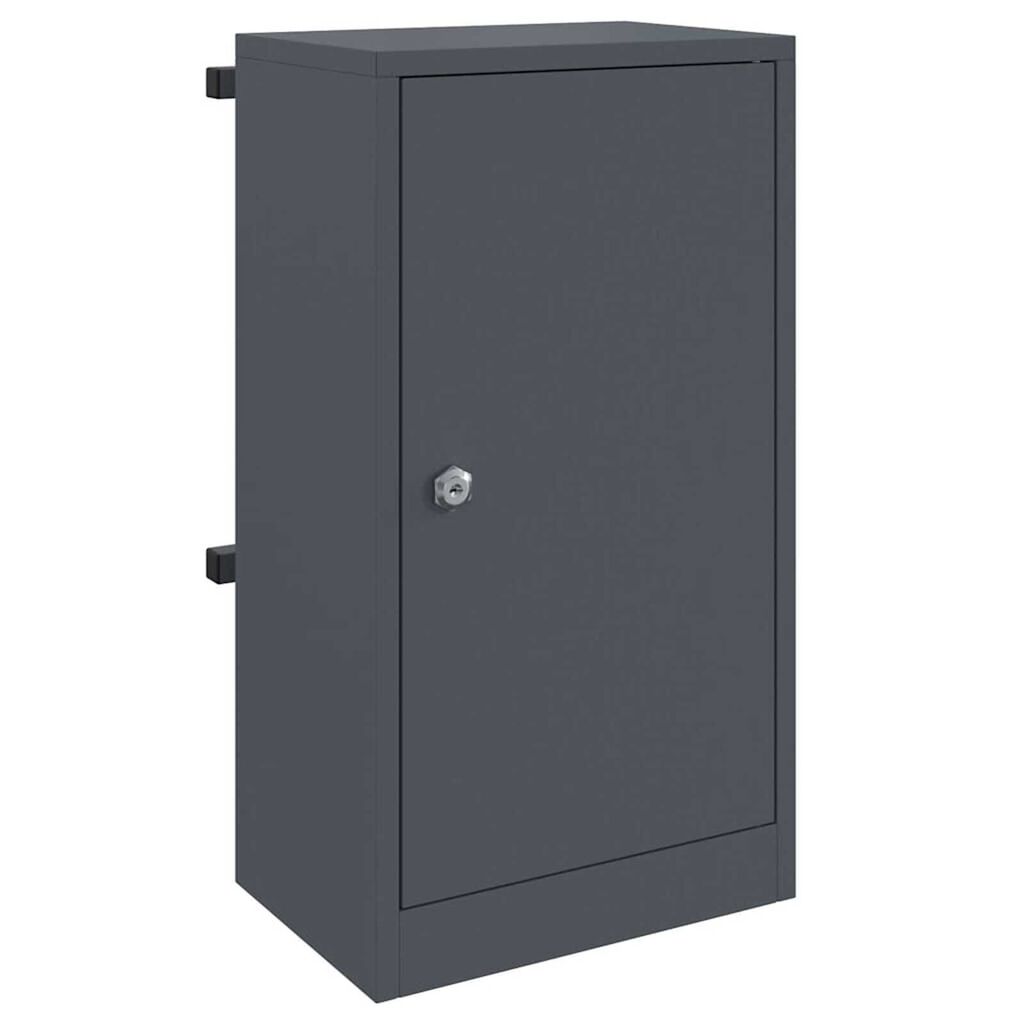 vidaXL γραμματοκιβώτιο Ανθρακί 30 x 23 x 55 εκ. Ατσάλι