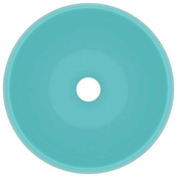 vidaXL &Nu;&iota;&pi;&tau;ή&rho;&alpha;&sigmaf; &Pi;&omicron;&lambda;&upsilon;&tau;&epsilon;&lambda;ή&sigmaf; &Sigma;&tau;&rho;&omicron;&gamma;&gamma;&upsilon;&lambda;ό&sigmaf; &Alpha;&nu;. &Pi;&rho;ά&sigma;&iota;&nu;&omicron; &Mu;&alpha;&tau; 40x15 &epsilon;&kappa; &Kappa;&epsilon;&rho;&alpha;&mu;&iota;&kappa;ό