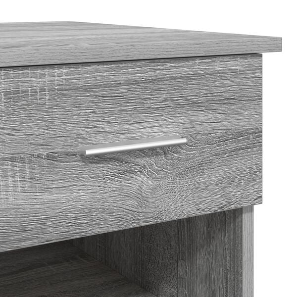 vidaXL Γραφείο Γκρι sonoma 90 x 49.5 x 75 εκ. Επεξεργασμένο ξύλο