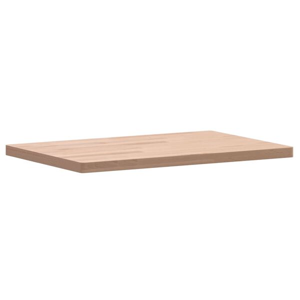 vidaXL Επιφάνεια Τραπεζιού Ορθογώνια 60x40x2,5 εκ. Μασίφ Ξύλο Οξιάς