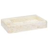 vidaXL &Nu;&iota;&pi;&tau;ή&rho;&alpha;&sigmaf; &Kappa;&rho;&epsilon;&mu; 58 x 39 x 10 &epsilon;&kappa;. &Mu;&alpha;&rho;&mu;ά&rho;&iota;&nu;&omicron;&sigmaf;