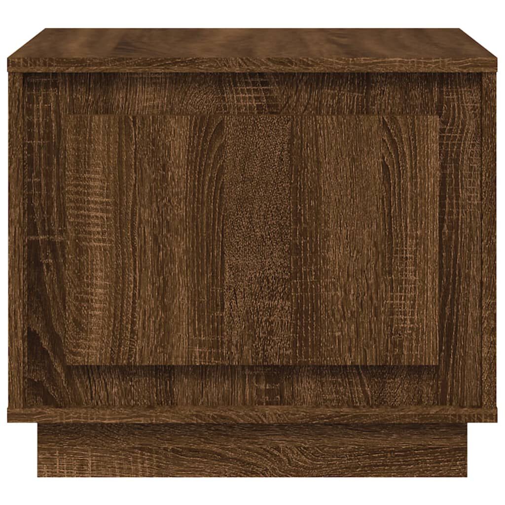 vidaXL Τραπεζάκι Σαλονιού Καφέ Δρυς 51x50x44 εκ. Επεξεργασμ. Ξύλο