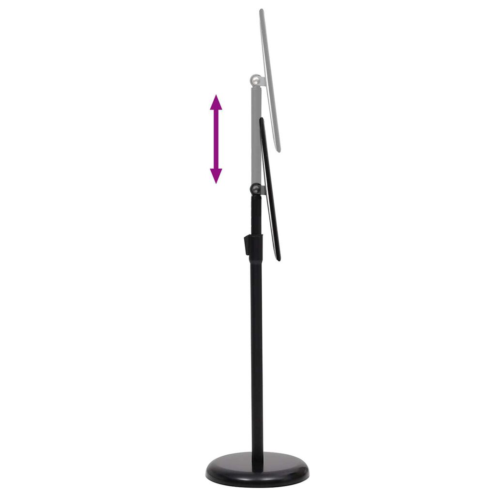 vidaXL Βάσεις Αφισών 2 pcs Μαύρο 32.5x 24 x 78 εκ Κράμα Αλουμινίου