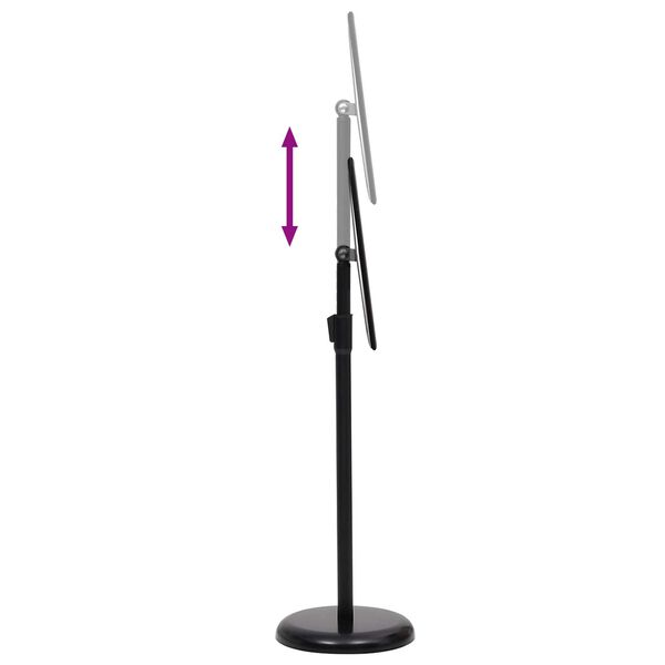 vidaXL Βάσεις Αφισών 2 pcs Μαύρο 32.5x 24 x 78 εκ Κράμα Αλουμινίου
