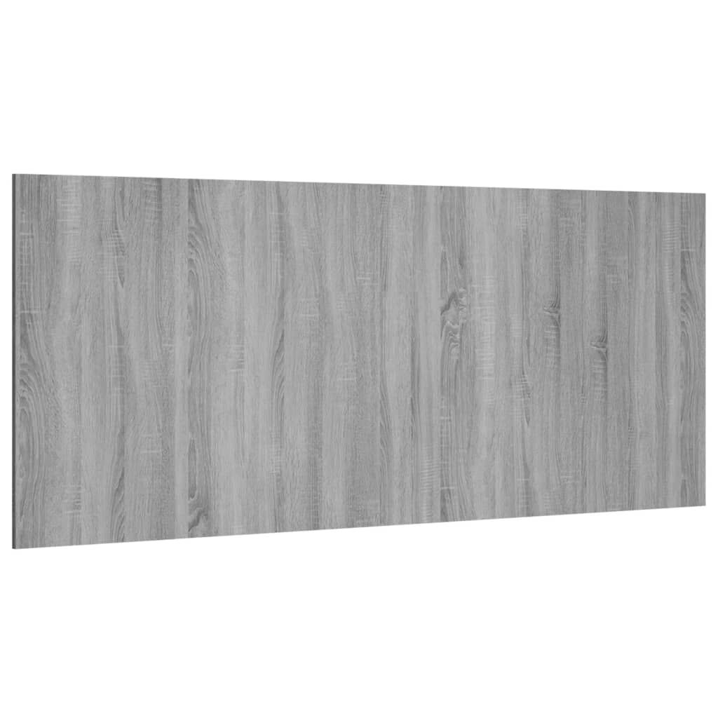 vidaXL Κεφαλάρι Κρεβατιού Γκρι Sonoma 200x1,5x80 εκ. Επεξεργ. Ξύλο