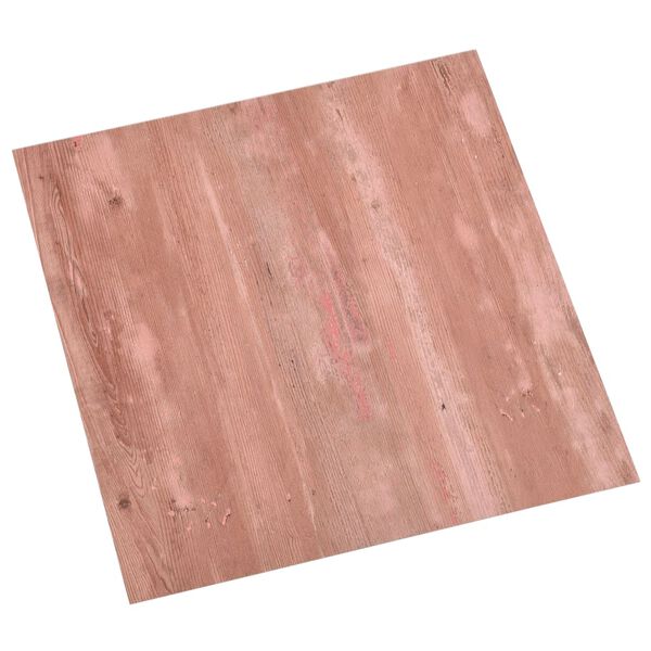 vidaXL Δάπεδο Αυτοκόλλητο Κόκκινο 55 τεμ. 5,11 μ² από PVC