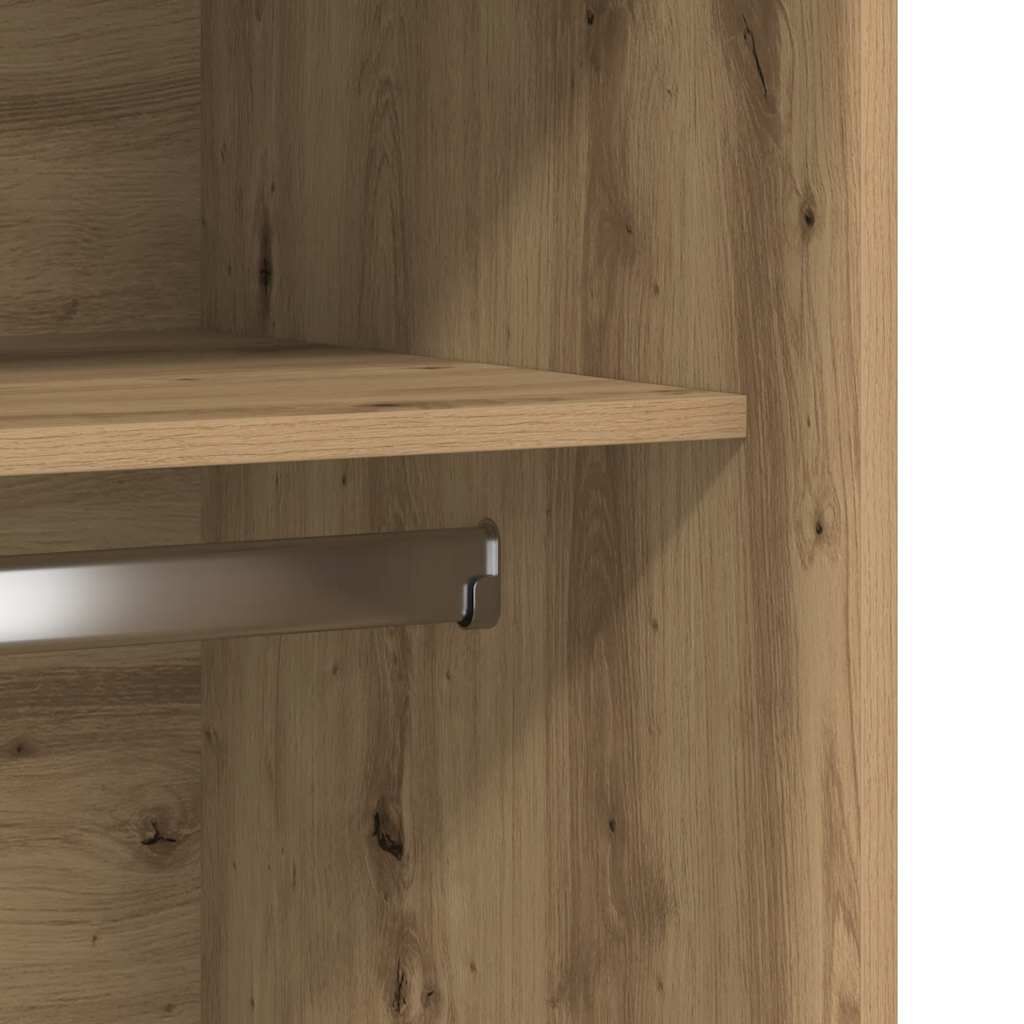 vidaXL Ντουλάπα Τεχνίτης Δρυς 100x50x200 εκ Επεξεργασμένο Ξύλο
