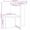 vidaXL Τραπεζάκι Πλευράς Καφέ κεριού 50 x 40 x 50 εκ Μασίφ ξύλο πεύκου