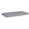 vidaXL Ράφια Τοίχου 4 τεμ. Γκρι 50x23x3,8 εκ. MDF