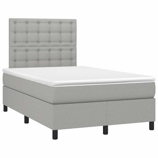 vidaXL &Kappa;&rho;&epsilon;&beta;ά&tau;&iota; Boxspring &mu;&epsilon; &Sigma;&tau;&rho;ώ&mu;&alpha; &Alpha;&nu;&omicron;&iota;&chi;&tau;ό &Gamma;&kappa;&rho;&iota; 120x190 &epsilon;&kappa;. &Upsilon;&phi;&alpha;&sigma;&mu;ά&tau;&iota;&nu;&omicron;