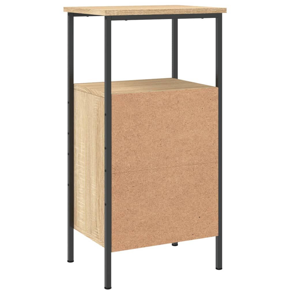 vidaXL Κομοδίνο Sonoma Δρυς 41 x 31 x 80 εκ. από Επεξεργασμένο Ξύλο