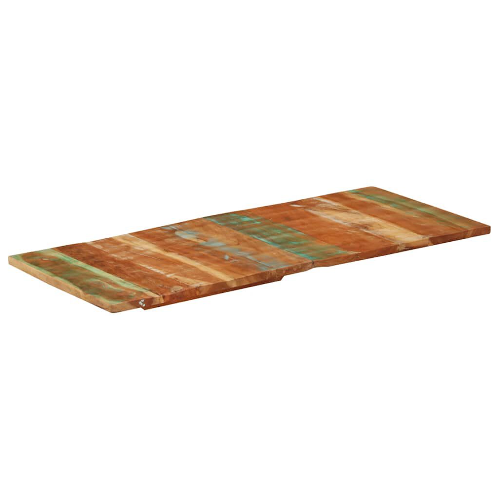 vidaXL Επιφάνεια Τραπεζιού Ορθ. 60x140 εκ. 25-27 χιλ. Μασίφ Ανακ. Ξύλο