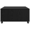 vidaXL Τραπεζάκι σαλονιού Μαύρη δρυς 75 x 75 x 38 cm