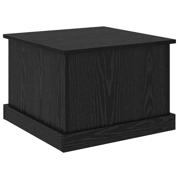 vidaXL Τραπεζάκι σαλονιού with Drawer Μαύρη δρυς 50 x 50 x 35 cm