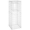 vidaXL Συρματοκιβώτιο Στύλος 50 x 50 x 140 εκ. Σιδερένιο