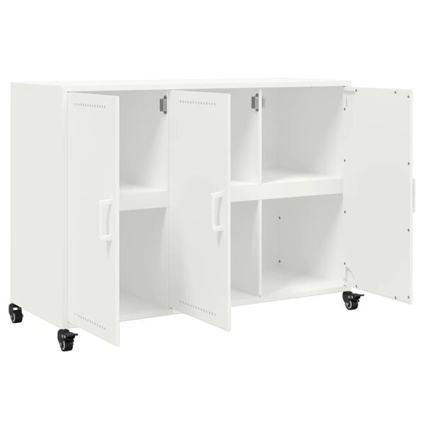 vidaXL Ντουλάπι Ροζ 100,5x39x72 εκ. από Χάλυβα