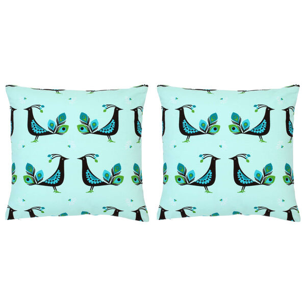 vidaXL Μαξιλάρια 2 τεμ. Πολύχρωμα με Τύπωμα 40 x 40 εκ. Βαμβακερά