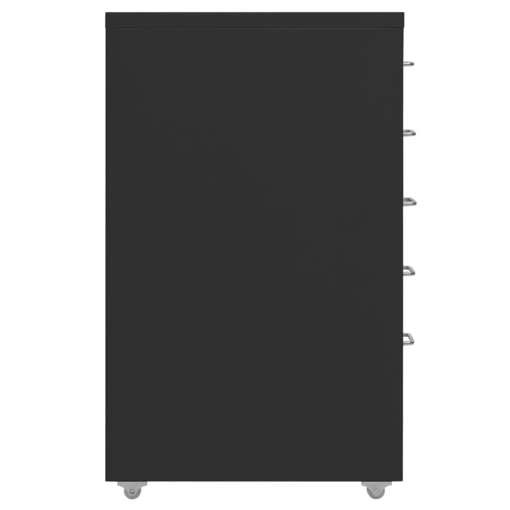 vidaXL Αρχειοθήκη Φορητή Λευκή 28 x 41 x 69 εκ. Μεταλλική