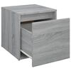 vidaXL Κουτί με Συρτάρι Γκρι Sonoma 40,5x40x40 εκ. Επεξεργασμένο Ξύλο