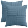 vidaXL &Kappa;ά&lambda;&upsilon;&mu;&mu;&alpha; &Mu;&alpha;&xi;&iota;&lambda;&alpha;&rho;&iota;&omicron;ύ 2 pcs ALMELO &Mu;&pi;&lambda;&epsilon; 40 x 40 cm &kappa;&omicron;&rho;&nu;&tau;&omicron;&upsilon;&rho;ό&iota;