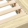 vidaXL Πλαίσιο Κρεβατιού Sonoma Δρυς 150x200 εκ. Επεξεργασμένο Ξύλο