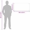vidaXL Πίσω Πάνελ Κουζίνας Μαύρο 100 x 40 cm σκληρυμένο γυαλί