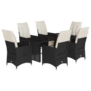 vidaXL &Sigma;&epsilon;&tau; &Tau;&rho;&alpha;&pi;&epsilon;&zeta;&alpha;&rho;ί&alpha;&sigmaf; &Kappa;ή&pi;&omicron;&upsilon; 7 &Tau;&epsilon;&mu;. &Mu;&alpha;ύ&rho;&omicron; &Sigma;&upsilon;&nu;&theta;&epsilon;&tau;&iota;&kappa;ό &Rho;&alpha;&tau;ά&nu; &mu;&epsilon; &Mu;&alpha;&xi;&iota;&lambda;ά&rho;&iota;&alpha;