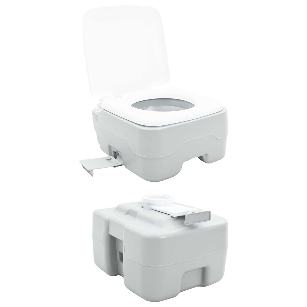 vidaXL Τουαλέτα Κάμπινγκ Γκρι 41.5 x 36.5 x 42 εκ.