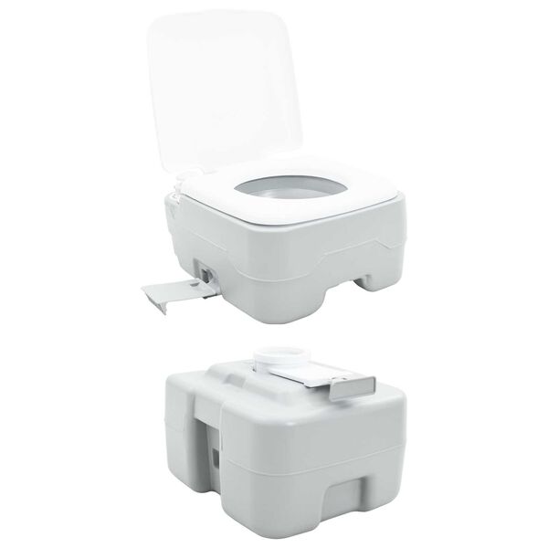 vidaXL Τουαλέτα Κάμπινγκ Γκρι 41.5 x 36.5 x 42 εκ.