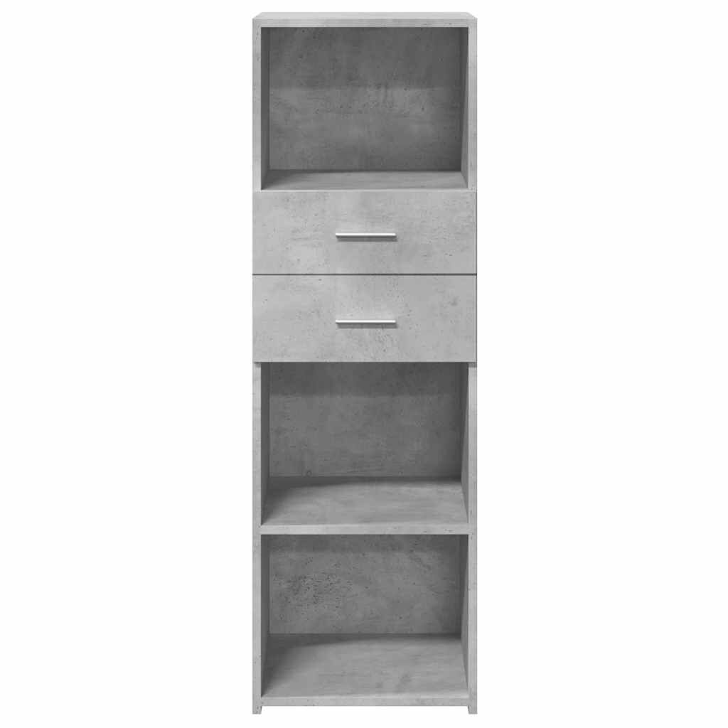 vidaXL Ντουλάπι Γκρι Σκυρ. 40x42,5x124 εκ. από Επεξεργασμένο Ξύλο