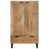 vidaXL Highboard &kappa;&alpha;&phi;έ 60x33x100 cm &mu;&alpha;&sigma;ί&phi; &xi;ύ&lambda;&omicron; Mango