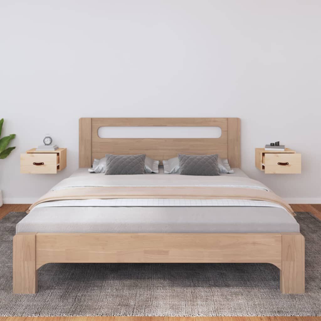 vidaXL Κομοδίνα Επιτοίχια 2 τεμ. 40 x 29,5 x 22 εκ.