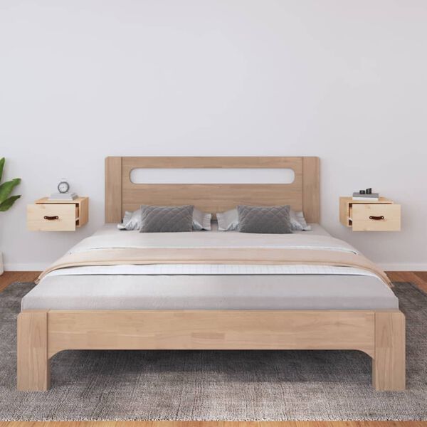 vidaXL Κομοδίνα Επιτοίχια 2 τεμ. 40 x 29,5 x 22 εκ.