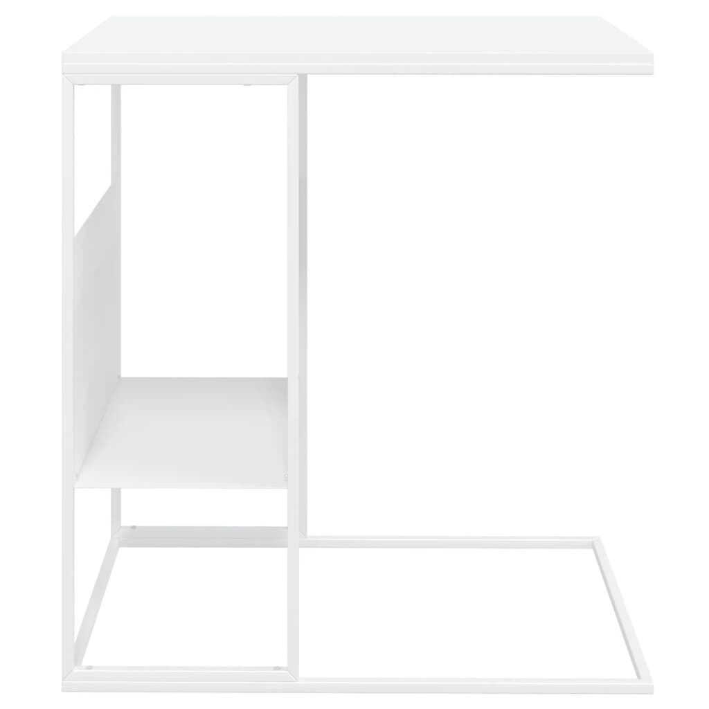 vidaXL Τραπέζι Βοηθητικό Λευκό 55x36x59,5 εκ. από Επεξεργασμένο Ξύλο