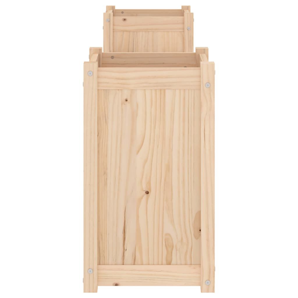 vidaXL Ζαρντινιέρα Παγκάκι 180 x 36 x 63 εκ. από Μασίφ Ξύλο Πεύκου