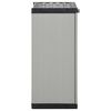 vidaXL Κάδος Απορριμάτων Κήπου Γκρι/Μαύρο 68x40x85 εκ. Πολυπροπυλένιο