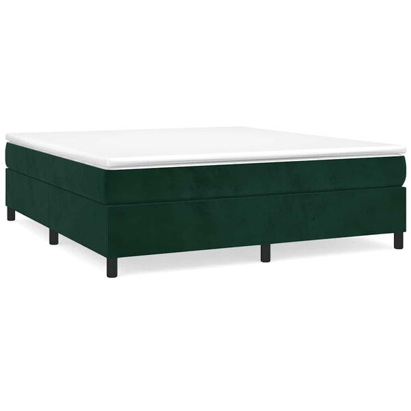 vidaXL &Kappa;&rho;&epsilon;&beta;ά&tau;&iota; Boxspring &mu;&epsilon; &Sigma;&tau;&rho;ώ&mu;&alpha; &Sigma;&kappa;&omicron;ύ&rho;&omicron; &Pi;&rho;ά&sigma;&iota;&nu;&omicron; 180x200&epsilon;&kappa;. &Beta;&epsilon;&lambda;&omicron;ύ&delta;&iota;&nu;&omicron;
