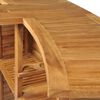 vidaXL Τραπέζι Μπαρ Πτυσσόμενο 155 x 53 x 105 εκ. από Μασίφ Ξύλο Teak