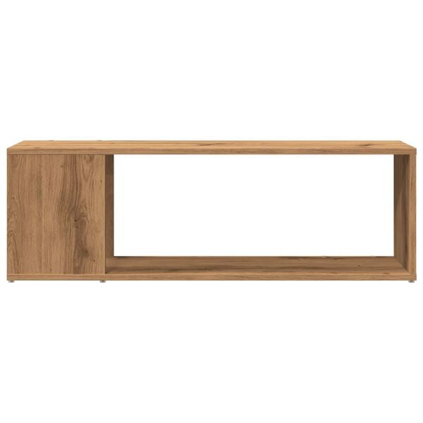 vidaXL Έπιπλο Τηλεόρασης Αρτισιανή Δρυς 100x24x32εκ. από Επεξεργ. Ξύλο