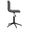 3087679 vidaXL Swivel Dining Chairs 6 pcs Dark Grey Velvet (334430&times;3)
