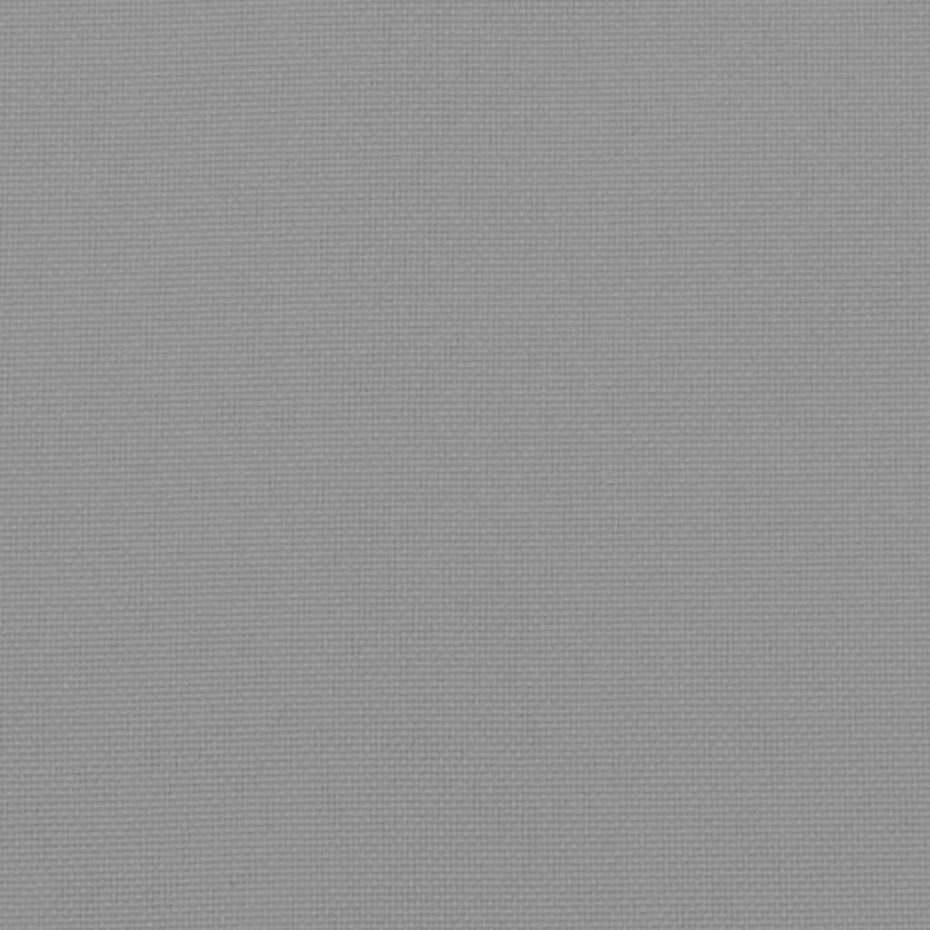 vidaXL Μαξιλάρια Καρέκλας Κήπου 2 τεμ. Γκρι 40x40x4 εκ. Υφασμάτινα