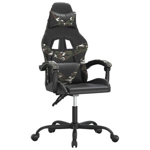 vidaXL &Kappa;&alpha;&rho;έ&kappa;&lambda;&alpha; Gaming &Mu;&alpha;ύ&rho;&omicron;/&Pi;&alpha;&rho;&alpha;&lambda;&lambda;&alpha;&gamma;ή &alpha;&pi;ό &Sigma;&upsilon;&nu;&theta;&epsilon;&tau;&iota;&kappa;ό &Delta;έ&rho;&mu;&alpha;