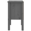 vidaXL Κομοδίνα 2 τεμ. Γκρι 40 x 35 x 61,5 εκ. από Μασίφ Ξύλο Πεύκου